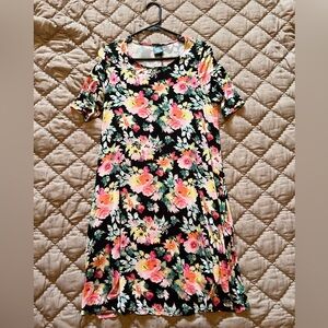 Agnes & Dora Vibrant Floral Midi Dress